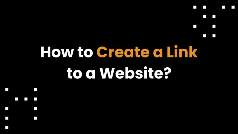 How to Create a Link to a Website