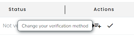 choose preferred manual verification method